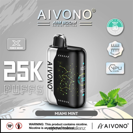 Vape Wholesale Supplier - Aivono AIM BOOM 25000 Miami Mint 6L2L2L349