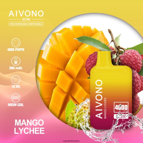 Vape Suppliers NZ - Aivono AIM BOXX 4000 Mango Lychee 6L2L2L216