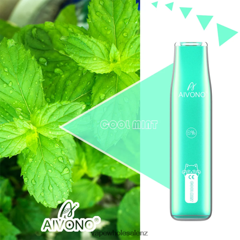 Vape Suppliers NZ - Aivono AIM CAT 400 Cool Mint 6L2L2L336