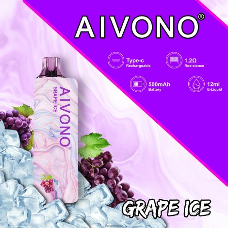 E Cig Wholesale - Aivono AIM GUN 7000 Grape Ice 6L2L2L102