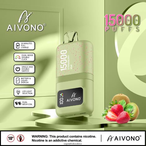 Electronic Cigarette Wholesale - Aivono AIM magic 15000 Strawberry Kiwi 6L2L2L63