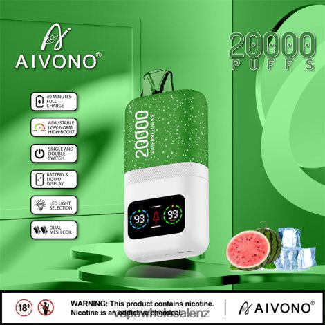 Vape Supplies NZ - Aivono AIM magic 20000 Watermelon Ice 6L2L2L75