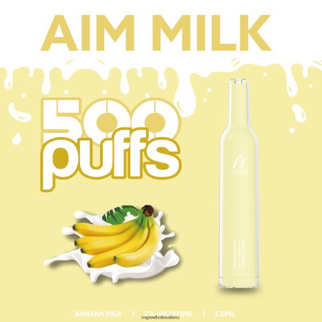 Vape Supplies NZ - Aivono AIM MILK 500 Banana Milk 6L2L2L275