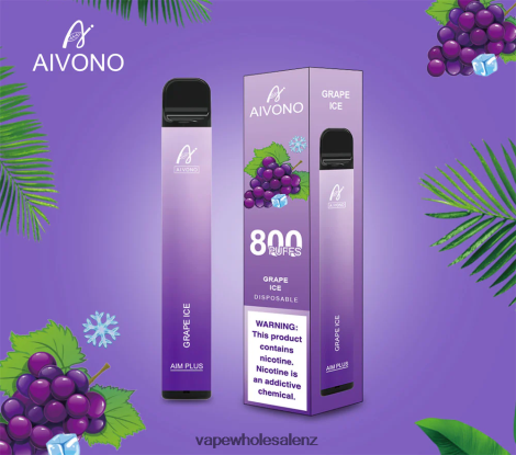 Electronic Cigarette Online - Aivono AIM PLUS 800 Grape Ice 6L2L2L179