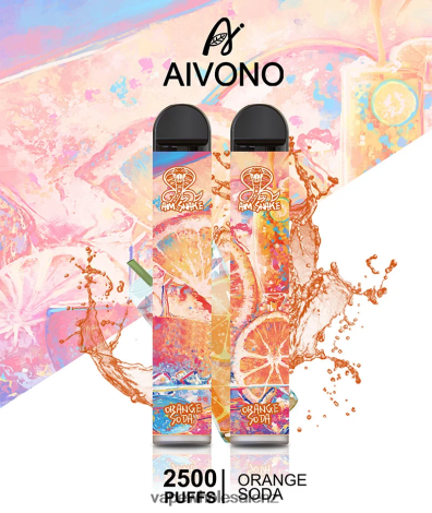 Cheapest Vape Wholesale - Aivono AIM SNAKE 2500 Orange Soda 6L2L2L314