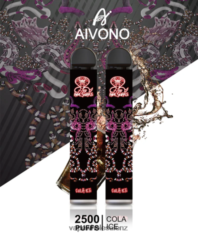 E-Cigarette Wholesale - Aivono AIM SNAKE 2500 Cola Ice 6L2L2L301