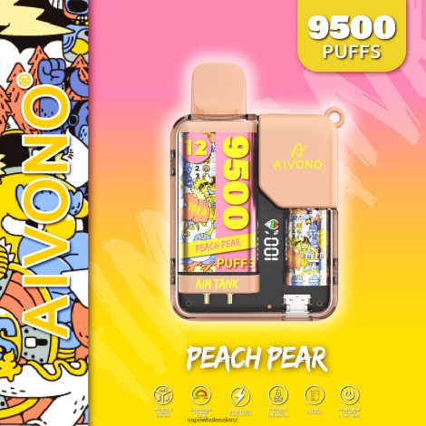 E-Cigarette Wholesale - Aivono AIM TANK 9500 Peach Pear 6L2L2L41