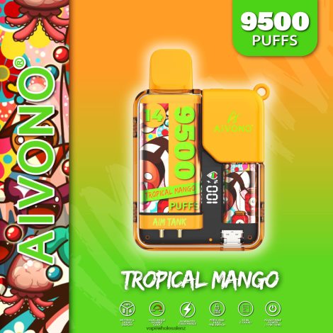 Electronic Cigarette Online - Aivono AIM TANK 9500 Tropical Mango 6L2L2L39