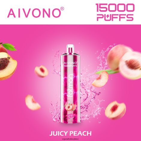 Electronic Cigarette NZ - Aivono FATMAN 15000 Juicy Peach 6L2L2L17