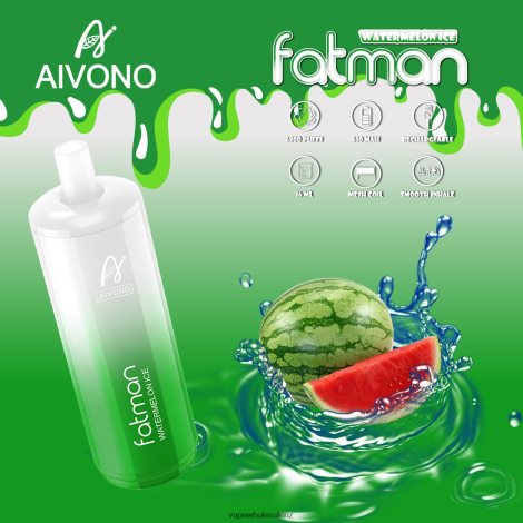 Vape Wholesale Supplier NZ - Aivono FATMAN 6800 Watermelon Ice 6L2L2L28