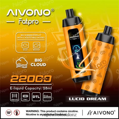 Vape Wholesale NZ - Aivono Fatpro 22000 Lucid Dream 6L2L2L7