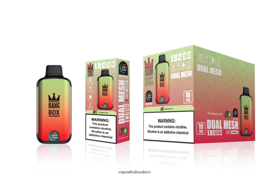 Cheapest Vape Wholesale - Bang Box 18000 puffs Strawberry Kiwi DZ888P92