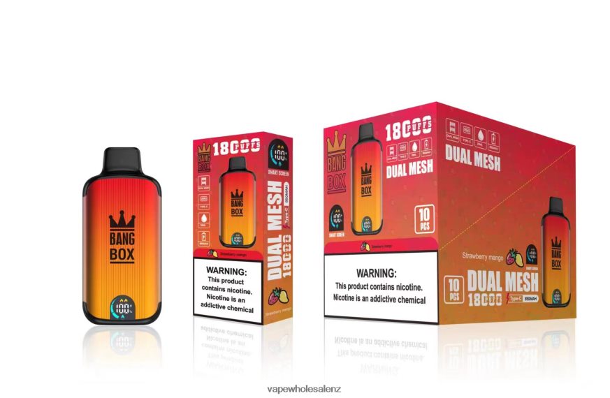 E-Cigarette Wholesale - Bang Box 18000 puffs Strawberry Mango DZ888P99