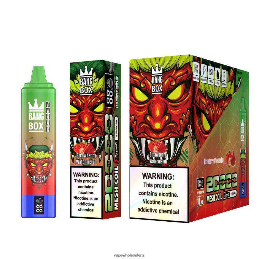 Electronic Cigarette NZ - Bang Box 20000 Strawberry Watermelon DZ888P52