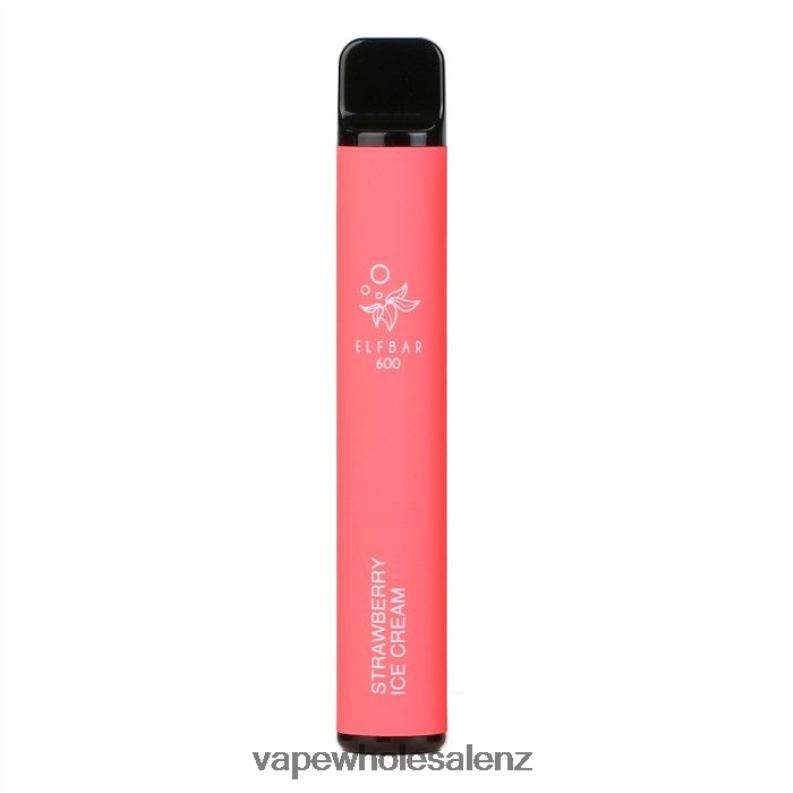 Electronic Cigarette Wholesale Supplier - Strawberry Ice Cream NPP44104 ELFBAR 600