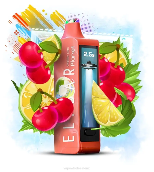 Electronic Cigarette NZ - cherry lime Elf Bar Planet 25000 HR0J23