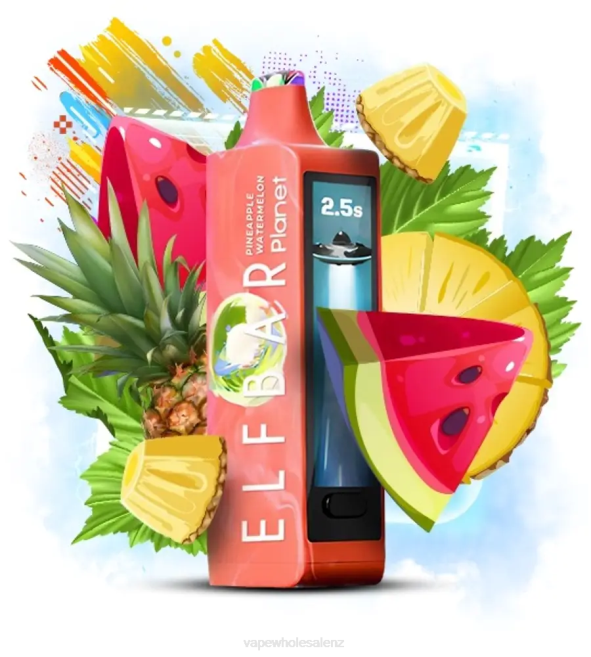 Electronic Cigarette Online - Pineapple Watermelon Elf Bar Planet 25000 HR0J25