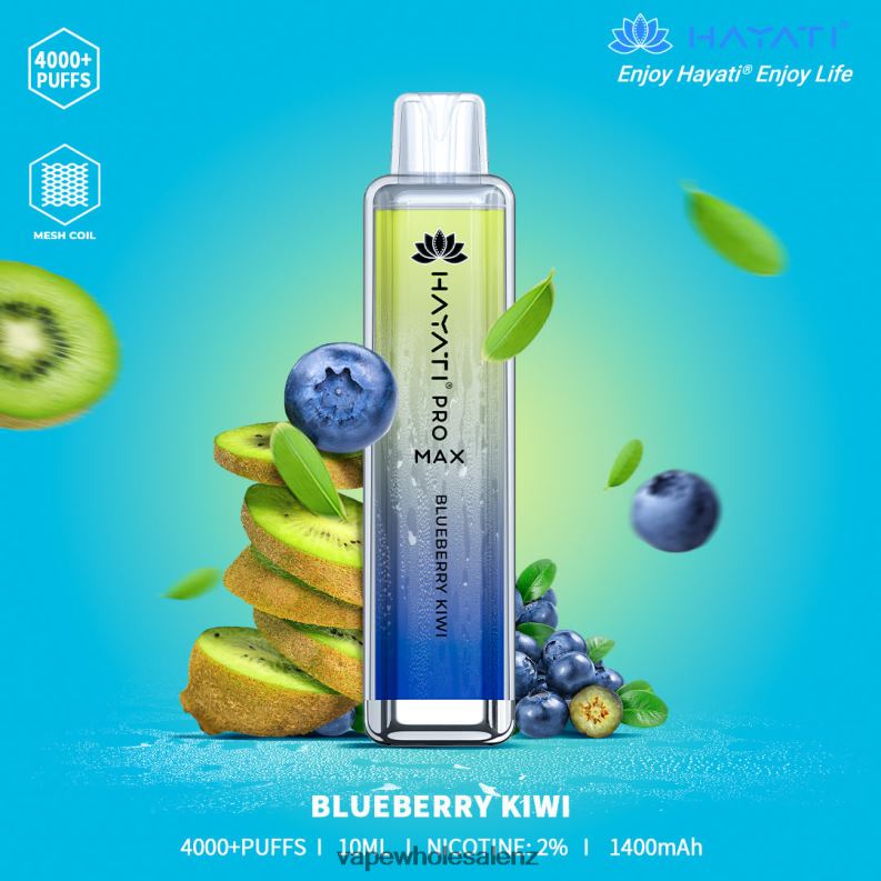 E Cig Wholesale - Blueberry Kiwi NPP44152 Hayati Pro Max 4000