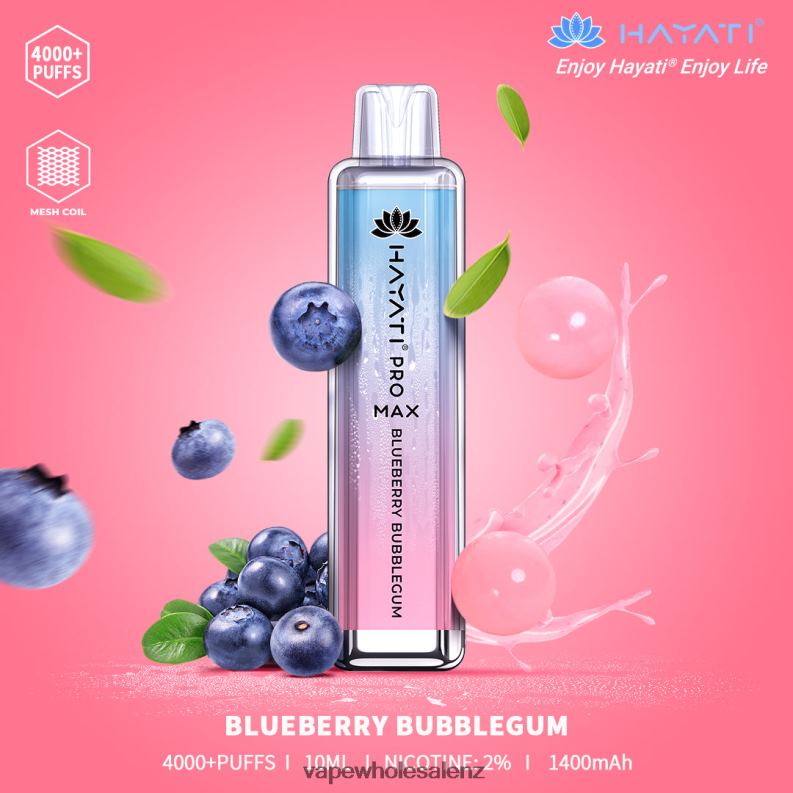 E-Cigarette Wholesale - Blueberry Bubblegum NPP44191 Hayati Pro Max 4000