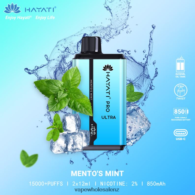 E-Cigarette Wholesale - Mento'S Mint NPP44211 Hayati Pro Ultra