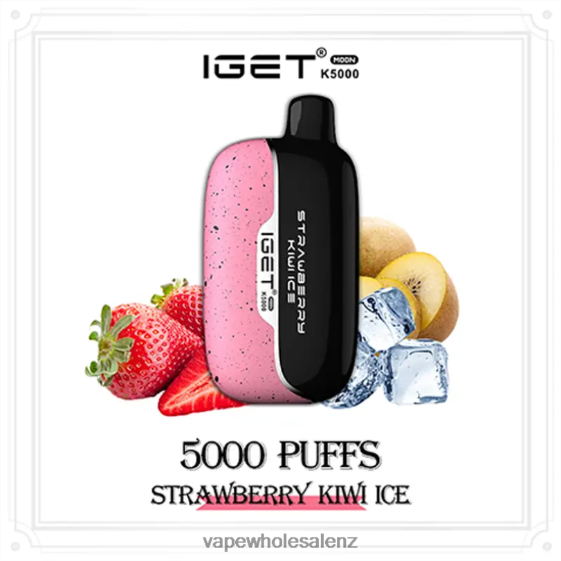 Electronic Cigarette Price - IGET Moon K5000 Strawberry Kiwi Ice VT86R18