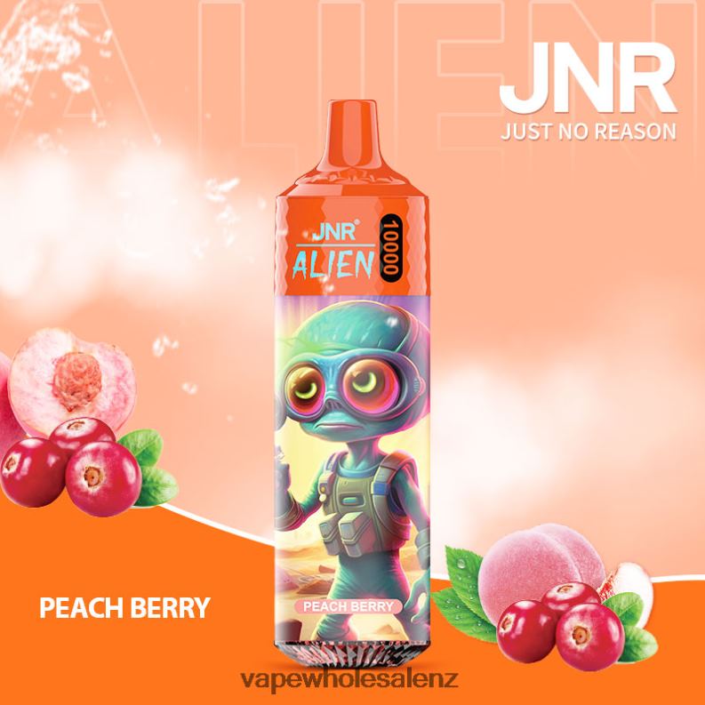 E Cigarettes Wholesale Suppliers - Peach Berry NPP44655 JNR ALIEN