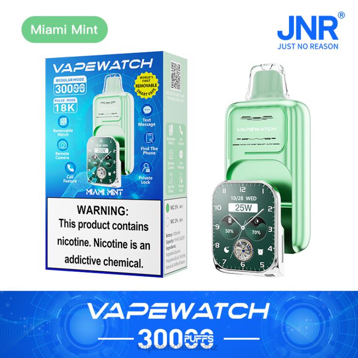 Vape Wholesale Supplier NZ - JNR Vape Watch NBBR28 Miami Mint