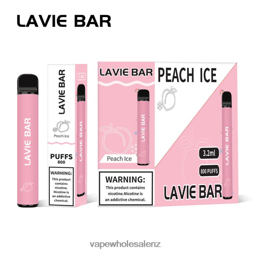 Cheapest Vape Wholesale - Peach Ice LAVIE BAR 800 Puffs PV8H6F314