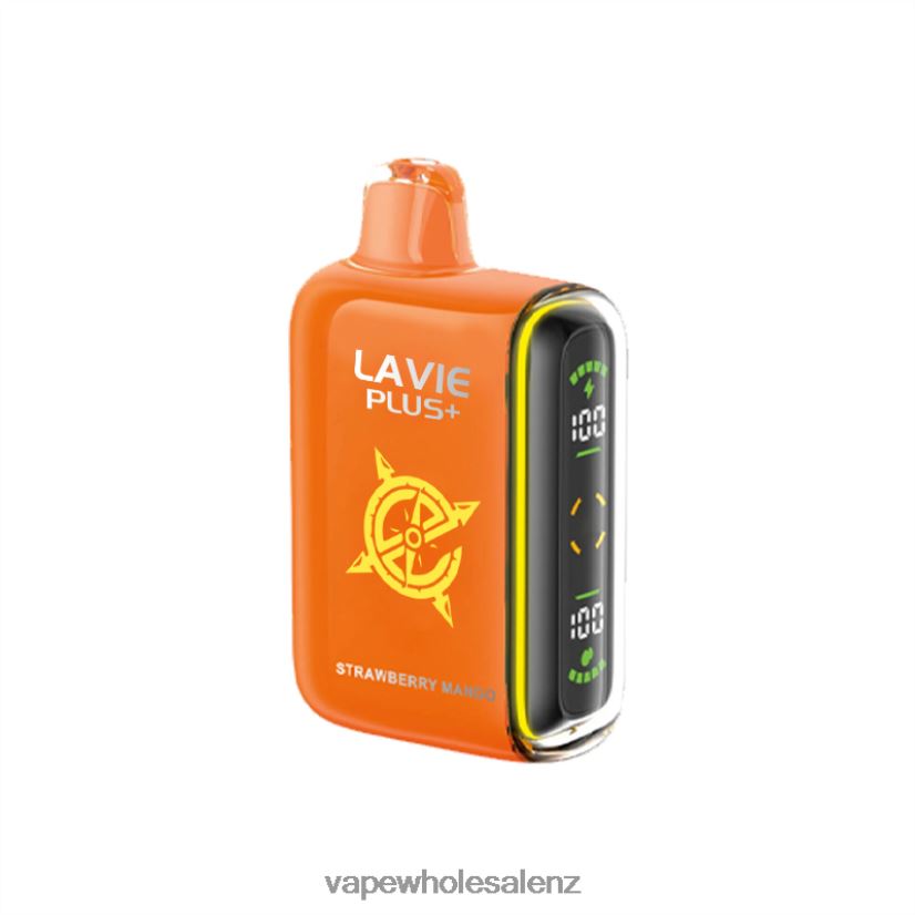 Electronic Cigarette NZ - Strawberry Mango LAVIE PLUS 15000 Puffs PV8H6F97