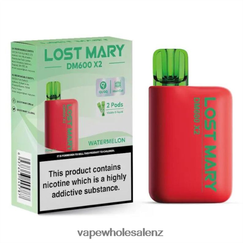 E Cig Wholesale - Watermelon NPP44482 LOST MARY DM600 X2