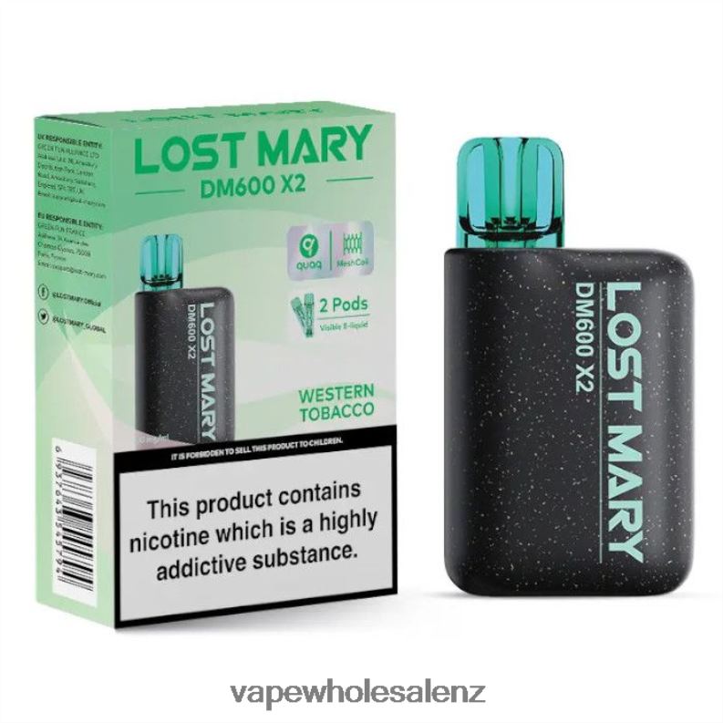 Electronic Cigarette Wholesale - Western Tobacco NPP44483 LOST MARY DM600 X2