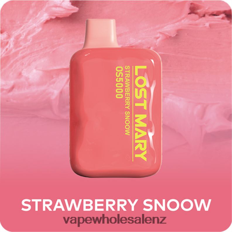 E Cig Wholesale - Strawberry Snoow NPP44502 LOST MARY OS5000