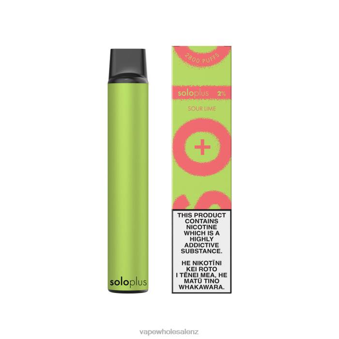 Cheapest Vape Wholesale - Sour Lime 428234 Solo Plus Disposable Vape