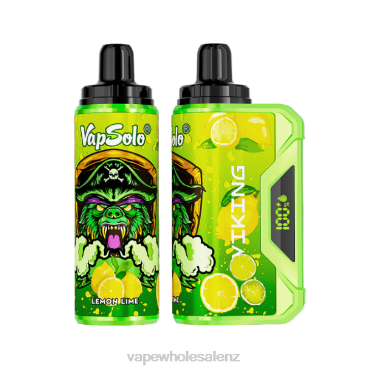 Cheapest Vape Wholesale - Vapsolo VIKING Disposable Vape Lemon Lime NTV8134