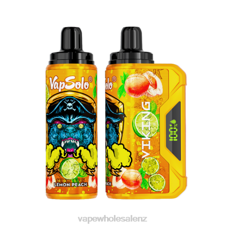 Vape Supplies NZ - Vapsolo VIKING Disposable Vape Lemon Peach NTV8135