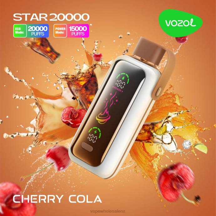 Electronic Cigarette Wholesale Price - CHERRY COLA VOZOL STAR 20000 4XV26