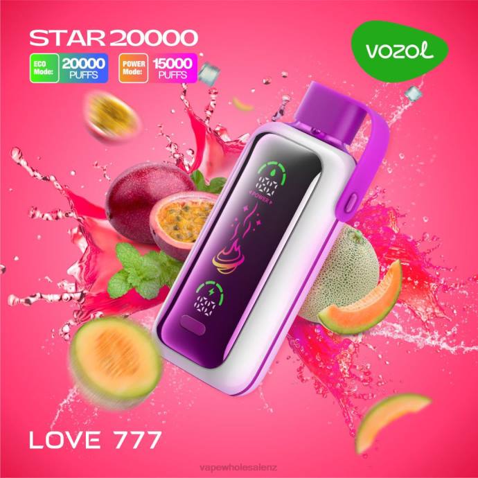 Vape Wholesale Prices - LOVE 777 VOZOL STAR 20000 4XV212