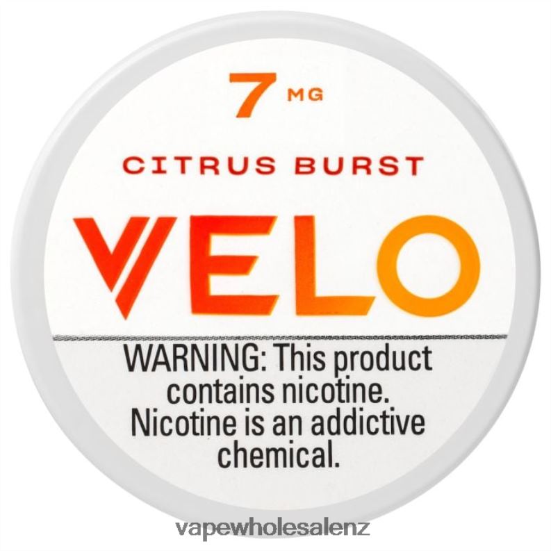 Electronic Cigarette Wholesale Supplier - Citrus Burst NPP4444 VELO Nicotine Pouch 7mg