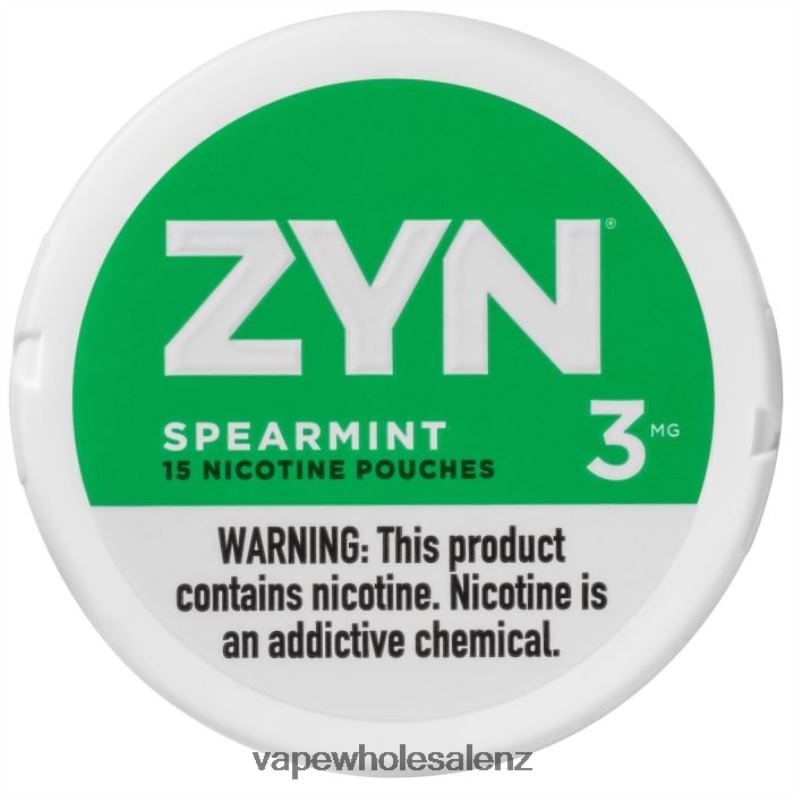 E Cigarettes Wholesale Suppliers - Spearmint NPP4425 ZYN Nicotine Pouch 3mg