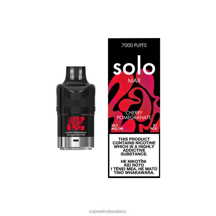 Electronic Cigarette Wholesale - Cherry Pomegranate 428283 Solo MAX Pod