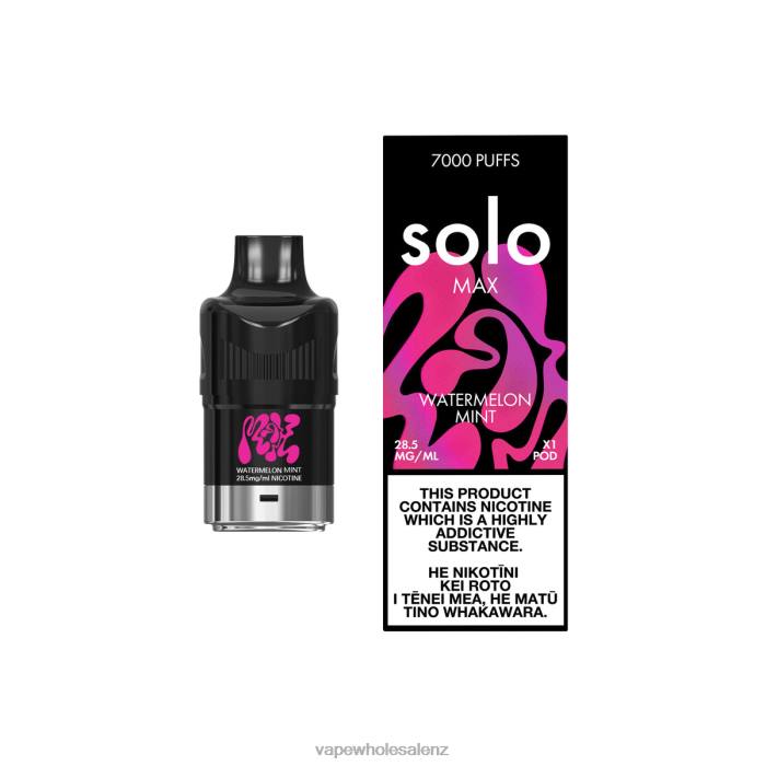 Electronic Cigarette Wholesale Price - Watermelon Mint 428286 Solo MAX Pod