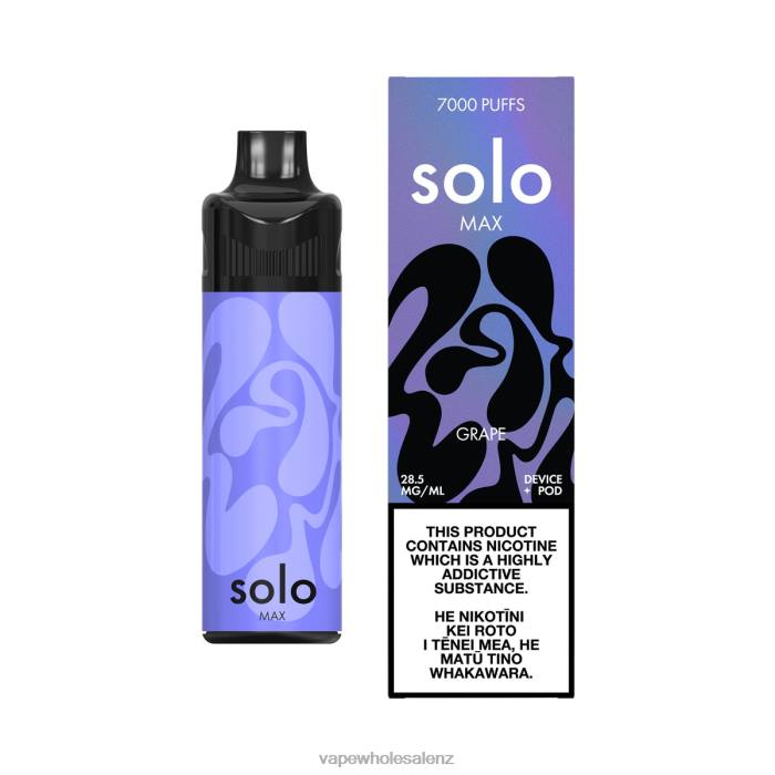 Vape Wholesale NZ - Grape 428267 Solo MAX Pod Kit