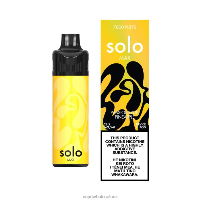 Vape Wholesale Supplier - Passionfruit Pineapple 428269 Solo MAX Pod Kit