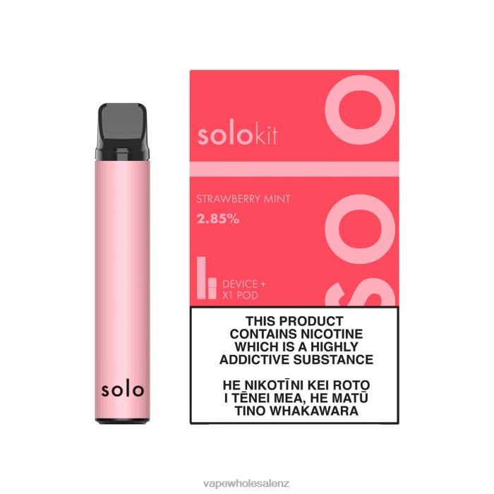 E-Cigarette Wholesale - Strawberry Mint 428241 Solo Pod Kit